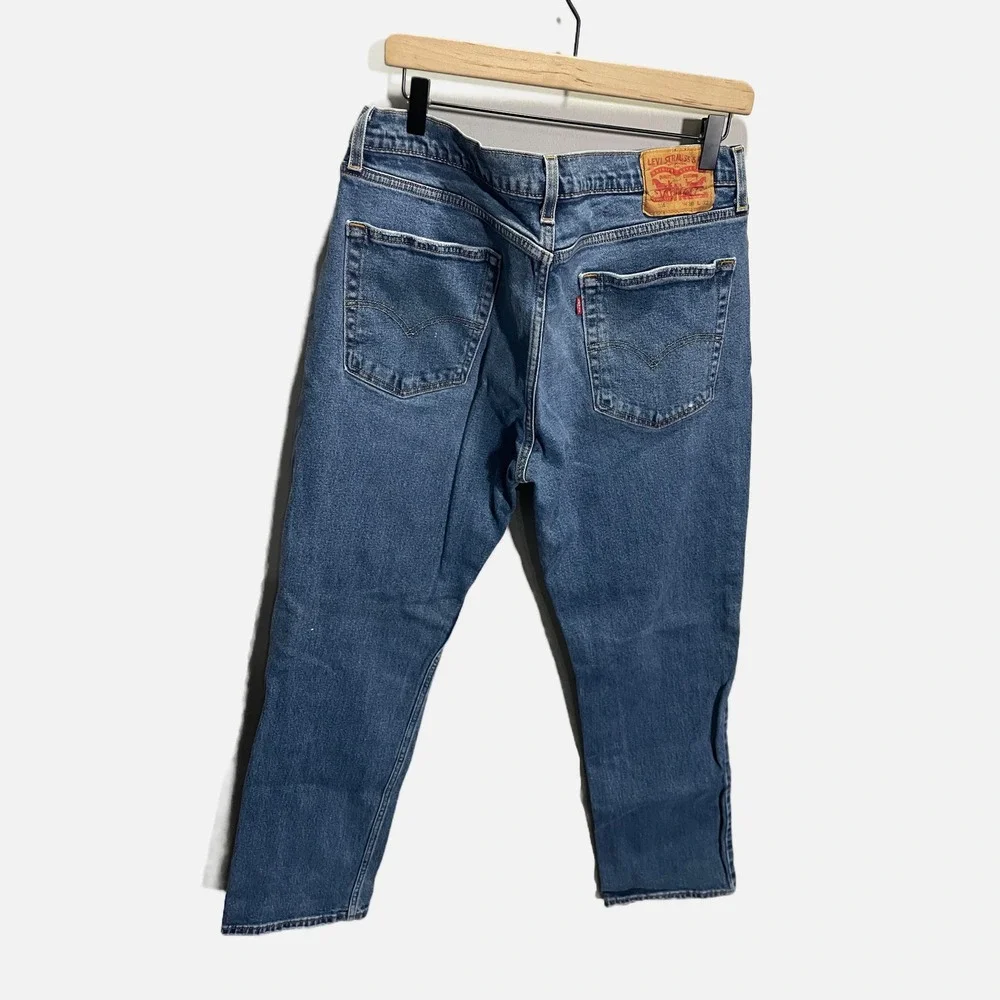 Levis 514 Straight Fit‎ Mens Jeans W36 L32 Medium Wash Blue Denim 00514-0402